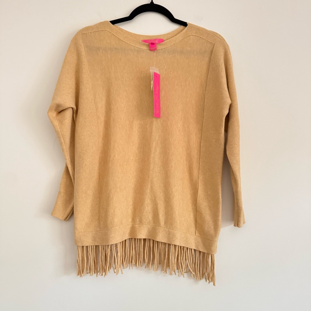NWT Lilly Pulitzer Beige Knit Top
